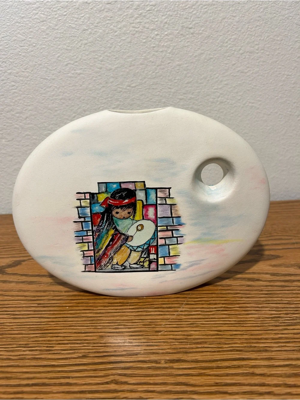 Degrazia Vintage Vase Beautiful Pastel Colors